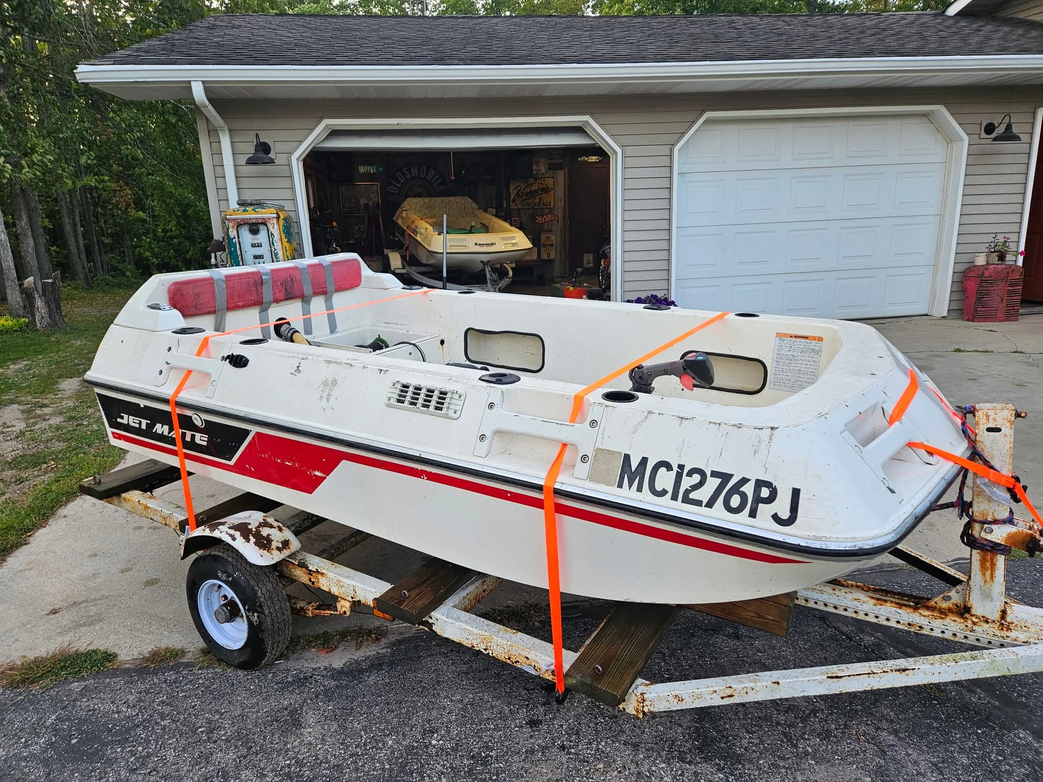 1991 Kawasake Jet mate for sale With trailer