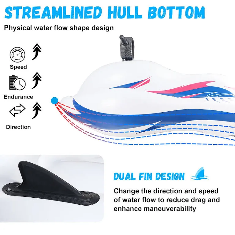 2025 Lightweight Inflatable Electric Jet Ski for Lakes & Beaches Outdoor Swimming Poor Supply